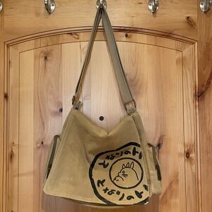 Studio Ghibli Totoro Canvas Messenger Bag Japanese Indie Streetwear Anime Geek